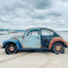 1967 Beetle on the Beach (2 of 3)