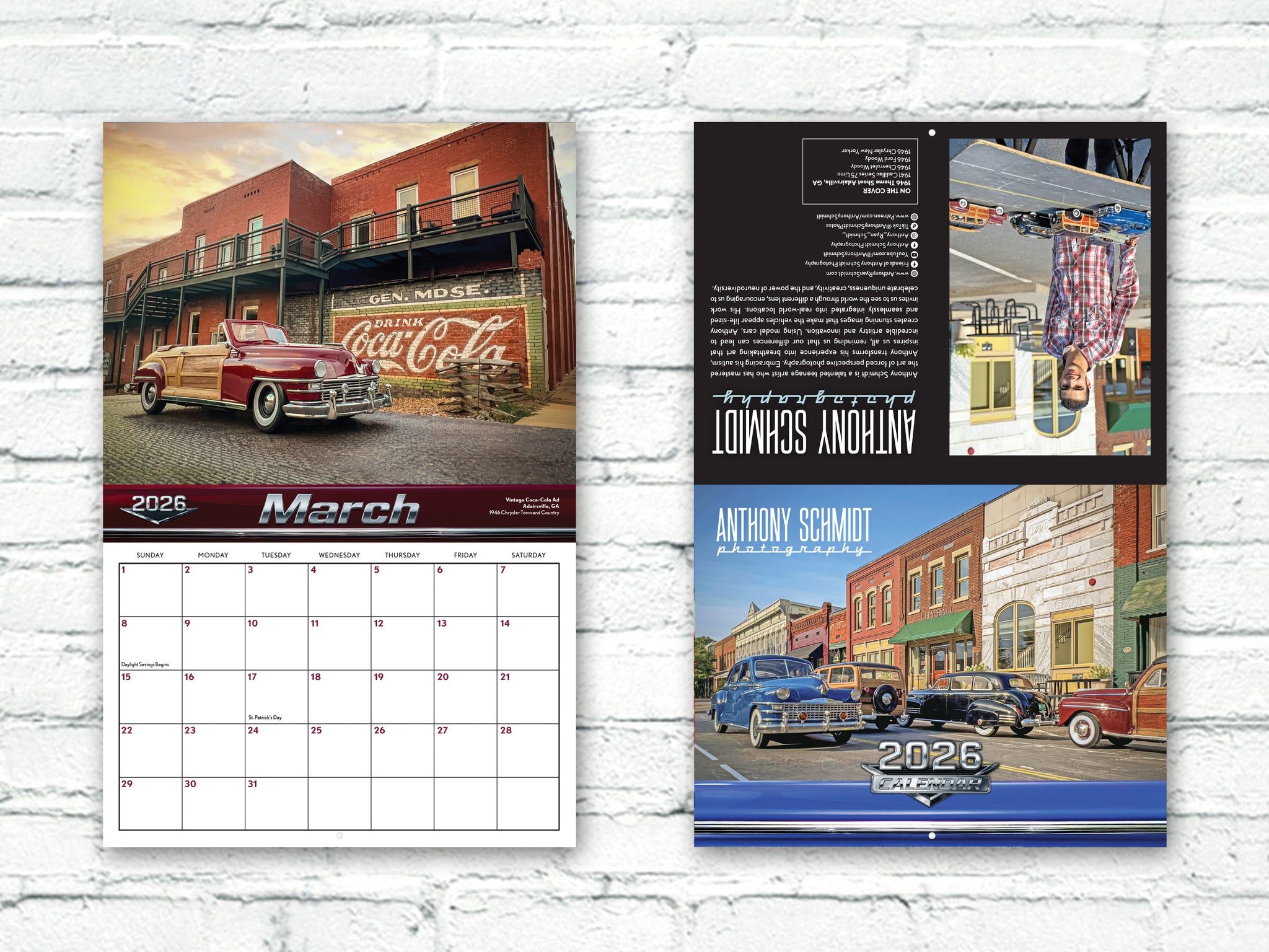 PREORDER Anthony Schmidt Photography 2026 Calendar