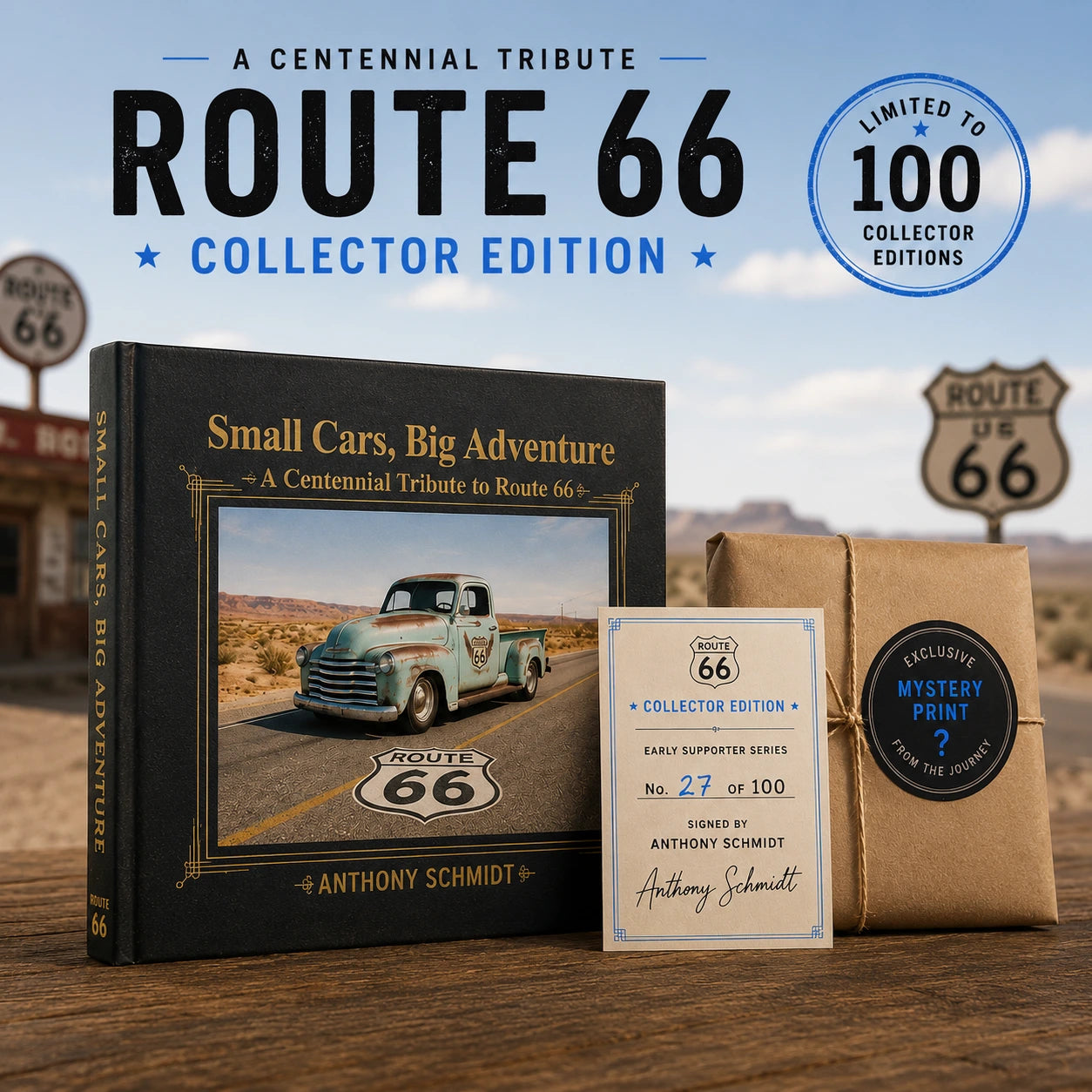 Route 66 First Edition Collector Series | Limited to 100 Hand-Numbered Collector Sets | Pre-Order