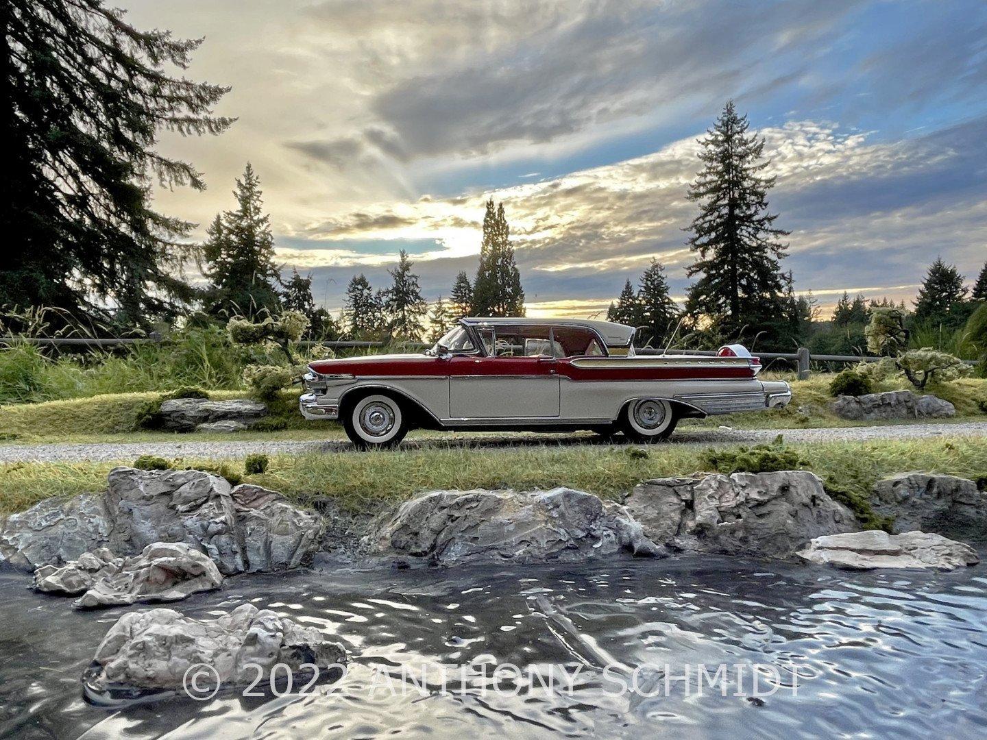 1957 Mercury Turnpike at the River
